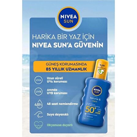 Nivea Sun Koruma Nem SPF20 200 ml Güneş Spreyi