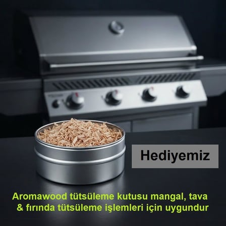 Badem Ağacı BBQ Tütsüleme Talaşı 2500 ml, Kutu Hediyeli