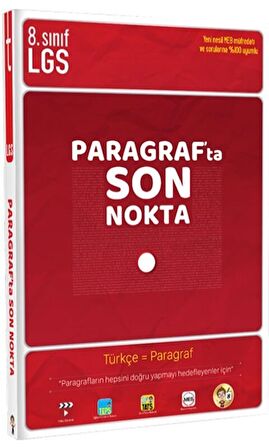 Tonguç Akademi 8. Sınıf Paragrafta Son Nokta