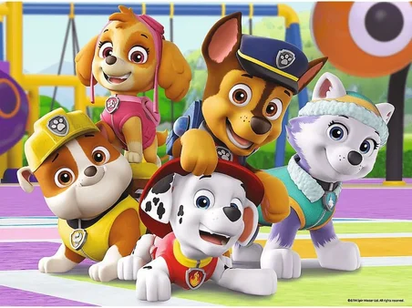 18286 Always on time 30 parçalı yapboz PAW Patrol 5 yaşından büyük çocuklar için yüksek kaliteli baskılı, çok renkli, zamanında