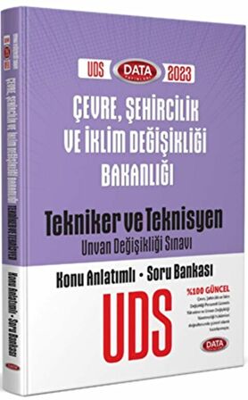 Data Yayınları Çevre Şehircilik ve İklim Bakanlığı Tekniker ve Teknisyen Unvan Değişikliği Konu Anlatımlı Soru Bankası