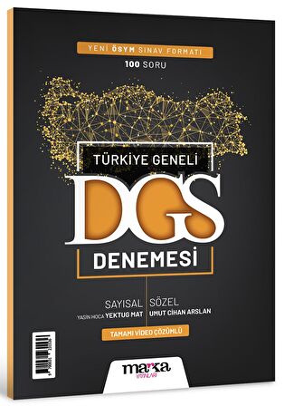 2023 Türkiye Geneli Sayısal Sözel Yeni Sınav Müfredatına Uygun Dgs Deneme