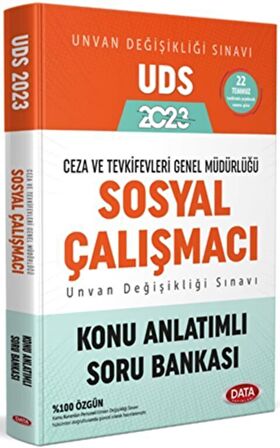 Data Yayınları 2023 UDS Ceza ve Tevkifevleri Sosyal Çalışmacı Konu Anlatımı Soru Bankası