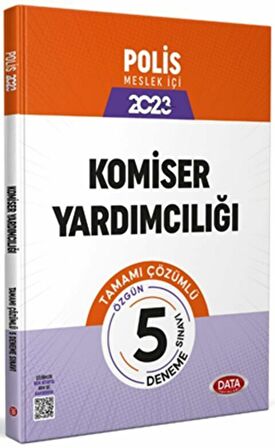 Data Yayınları 2023 Polis Meslek İçi Komiser Yardımcılığı 5 Deneme