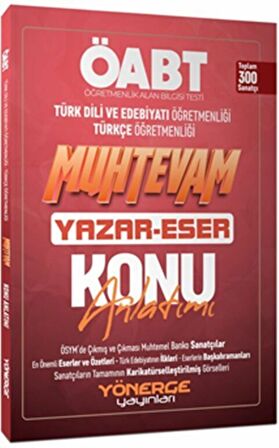 2023 ÖABT Türkçe Edebiyat Muhtevam Yazar Eser Konu Anlatımı