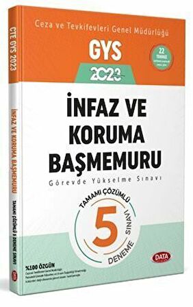 Data Yayınları Ceza ve Tevkifleri Genel Müdürlüğü İnfaz ve Koruma Başmemuru 5 Deneme