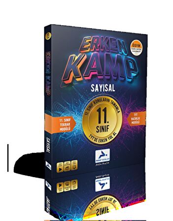 Paraf 11. Sınıf Sayısal Erken Kamp Tekrar Modülü Paraf Yayınları