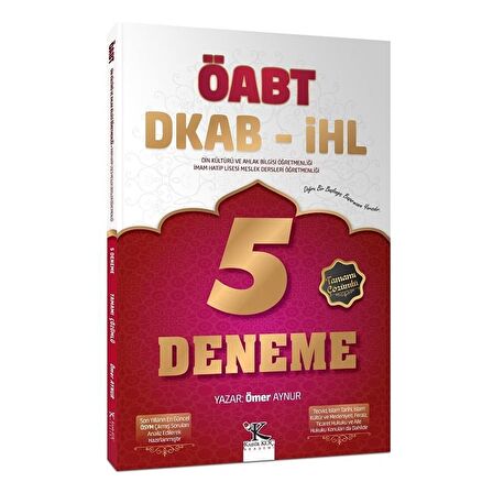 ÖABT Din Kültürü ve Ahlak Bilgisi Öğretmenliği 5 Deneme Çözümlü - Ömer Aynur Kadir Koç Akademi