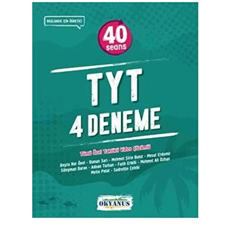 Okyanus YKS TYT Tüm Dersler 40 Seans 4 Deneme Okyanus Yayınları