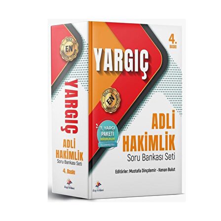 Dizgi Kitap Adli Hakimlik YARGIÇ Soru Bankası Seti Çözümlü 4. Baskı Dizgi Kitap