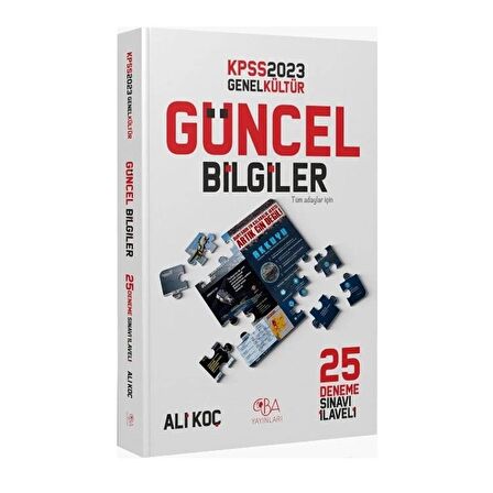 CBA Yayınları 2023 KPSS Güncel Bilgiler (25 Deneme İlaveli)