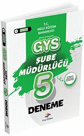 Dizgi Kitap 2023 GYS MEB Şube Müdürlüğü 5 Deneme Dizgi Kitap