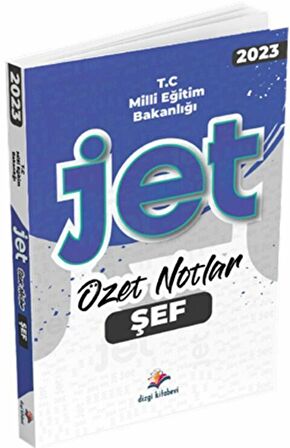 Dizgi Kitap 2023 GYS MEB Şef JET Özel Notlar Dizgi Kitap