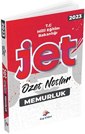 Dizgi Kitap 2023 MEB Memur JET Özel Notlar