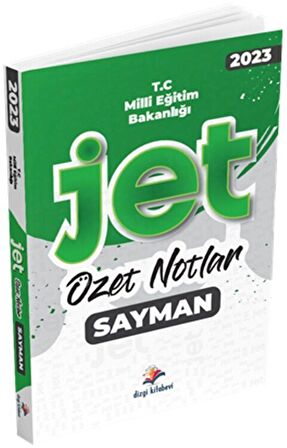 Dizgi Kitap 2023 MEB Sayman JET Özel Notlar