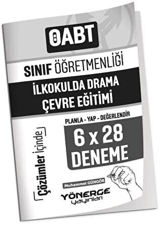 Yönerge 2023 ÖABT Sınıf Öğretmenliği İlkokulda Drama ve Çevre Eğitimi 6x28 Deneme