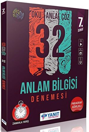 7. Sınıf Anlam Bilgisi Oku Anla Çöz 32 Deneme