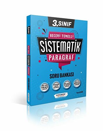 Sistematik 3.Sınıf Beceri Temelli Paragraf Soru Bankası Sistematik Yayınları