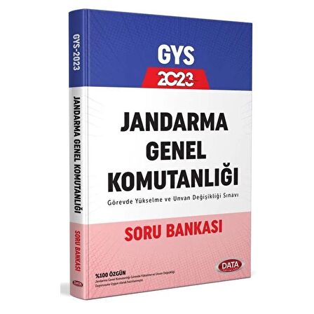 Data 2023 GYS Jandarma Genel Komutanlığı Soru Bankası Görevde Yükselme Data Yayınları