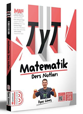 Benim Hocam YKS TYT Matematik MAF Ders Notları - İlyas Güneş Benim Hocam Yayınları