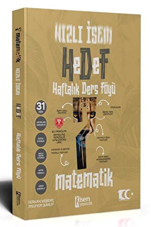 İsem 2024 7. Sınıf Hızlı İsem Matematik Haftalık Ders Föyü İsem Yayıncılık