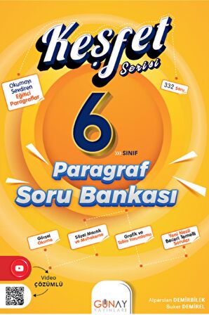 6. Sınıf Paragraf Keşfet Soru Bankası Günay Yayınları