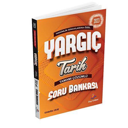 Dizgi Kitap 2023 Hakimlik YARGIÇ Tarih Soru Bankası Çözümlü - Celalettin Uray Dizgi Kitap