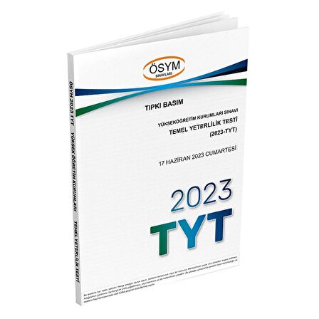 Dizgi Kitap 2023 YKS TYT Tıpkı Basım Çıkmış Sorular Dizgi Kitap