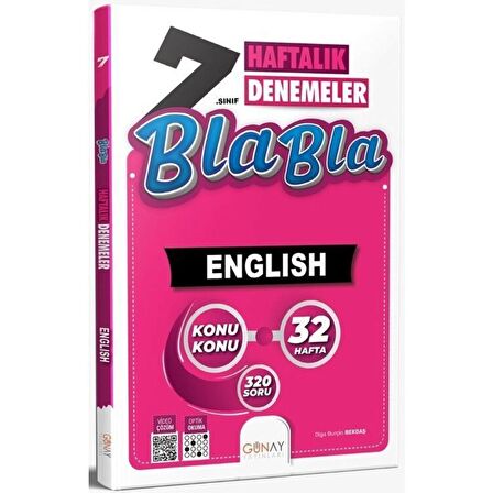 7. Sınıf İngilizce Bla Bla Haftalık Denemeler