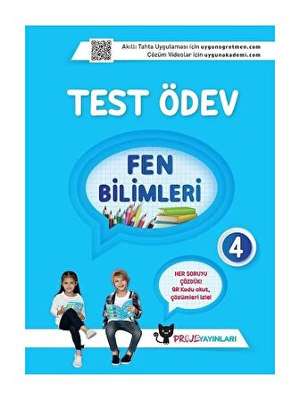 Sadık Uygun 4. Sınıf Fen Bilimleri Test Ödev Sadık Uygun Yayınları