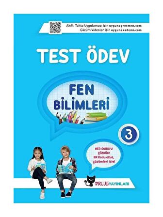 Sadık Uygun 3. Sınıf Fen Bilimleri Test Ödev Sadık Uygun Yayınları