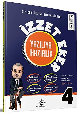 4. Sınıf Din Kültürü ve Ahlak Bilgisi İzzet Eker ile Yazılıya Hazırlık Eker Test Yayınları