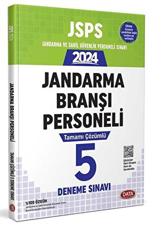 2024 JSPS Jandarma ve Sahil Güvenlik Personeli Tamamı Çözümlü 5 Dememe Data Yayınları