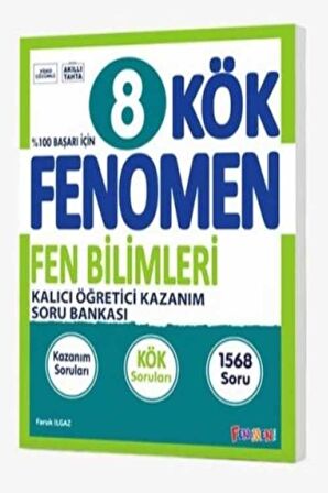 8. Sınıf Kök Fen Bilimleri Soru Bankası Fenomen Yayınları