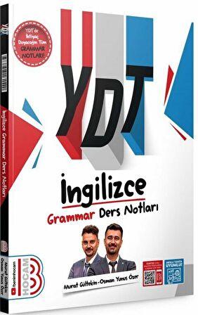 Benim Hocam 2024 YDT İngilizce Grammar Ders Notları