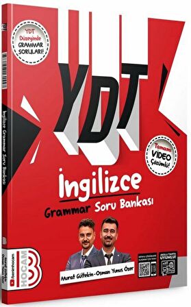 Benim Hocam 2024 YDT İngilizce Grammar Soru Bankası