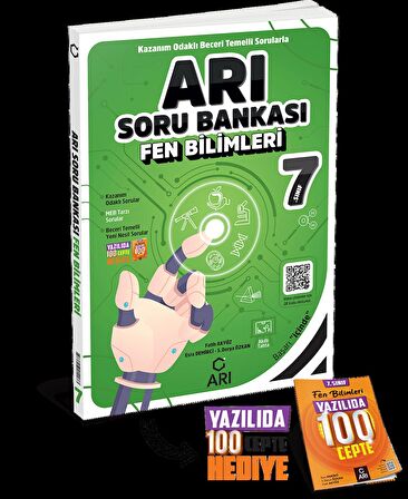 Arı Yayınları 7.Sınıf Fen Bilimleri Arı Soru Bankası + Yazılı Eki