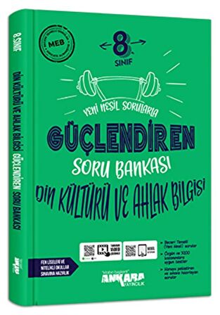 Ankara Yayıncılık 8. Sınıf Din Kültürü ve Ahlak Bilgisi Güçlendiren Soru Bankası