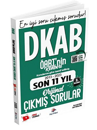 Dizgi Kitap ÖABT nin Rehberi DKAB Din Kültürü Öğretmenliği Son 11 Yıl Çıkmış Sorular Video Çözümlü