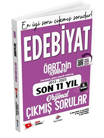 Dizgi Kitap 2024 KPSS ÖABT EDEBİYAT ÖĞRETMENLİĞİ VİDEO ÇÖZÜMLÜ SON 11 YIL ÇIKMIŞ SORULAR