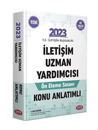 Data 2023 GYS İletişim Başkanlığı İletişim Uzman Yardımcısı Ön Eleme Sınavı Konu Anlatımlı Görevde Yükselme Data Yayınları