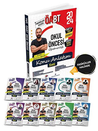 Dizgi Kitap 2024 ÖABT Okul Öncesi Öğretmenliği Fasikül Konu Anlatım Set - İbrahim İşkar Dizgi