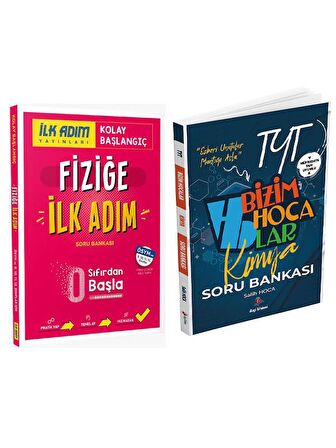 Dizgi Kitap TYT Bizim Hocalar Kimya Soru ve İlk Adım TYT Fiziğe İlk Adım 2 li Set