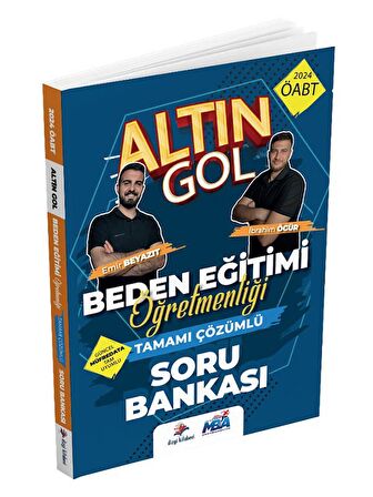 Dizgi Kitap 2024 ÖABT Beden Eğitimi Öğretmenliği Altın Gol Soru Bankası Çözümlü Dizgi Kitap