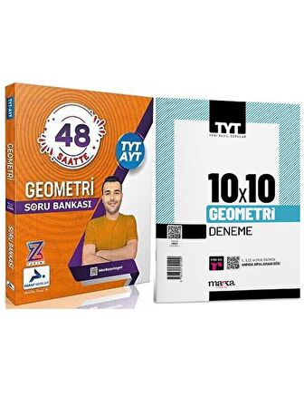 2024 Paraf TYT AYT Geometri Soru Z Takımı ve Marka TYT 10x10 Geometri Deneme