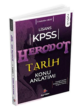 Dizgi Kitap 2024 KPSS Tarih Herodot Konu Anlatımlı - Celalettin Uray Dizgi Kitap