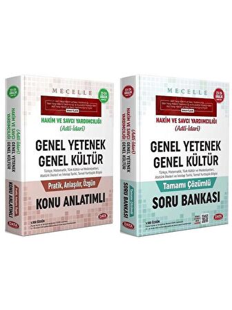 Data 2023 Hakim ve Savcı Yardımcılığı MECELLE Genel Yetenek Genel Kültür Konu Soru Bankası 2 li Set