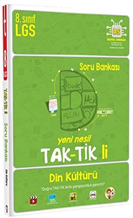 8. Sınıf Din Kültürü ve Ahlak Bilgisi Taktikli Soru Bankası
