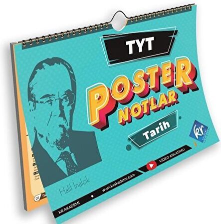 KR Akademi Yayınları TYT Tarih Poster Notlar