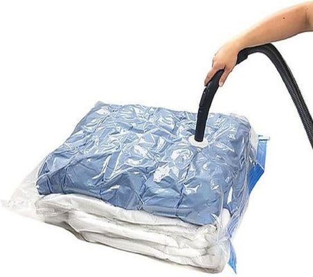 Vakumlu Hurç, Dolap Düzenleyici Elbise,yorgan,battaniye Saklama hurcu, 4 adet 100x120cm (XXL-4lü)